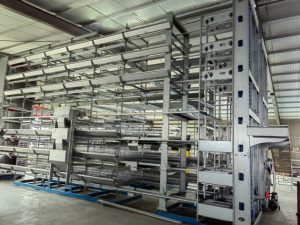 broiler battery cage system