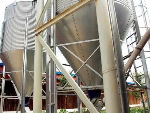poultry feed silo