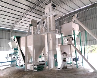 chicken feed pellet production line