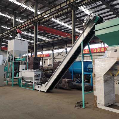 manure pellet making line