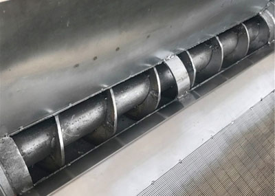 stainless steel manure press screw