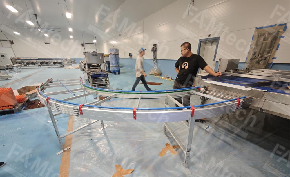 egg grading machine case in usa